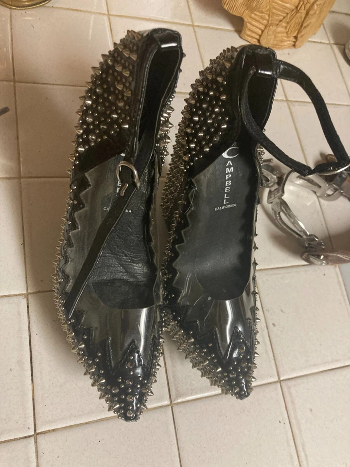 Botas Jeffrey Campbell NEGRAS PLATEADAS Cromadas 7 Foto 4 de 4