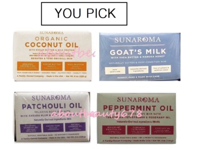 Sunaroma Bar Soap 8 Ounce ''Choose Scent'' 