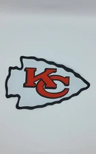 Kansas City Chiefs Embroidered Arrow Head IRON-ON Patch 8" Super Bowl Champions 