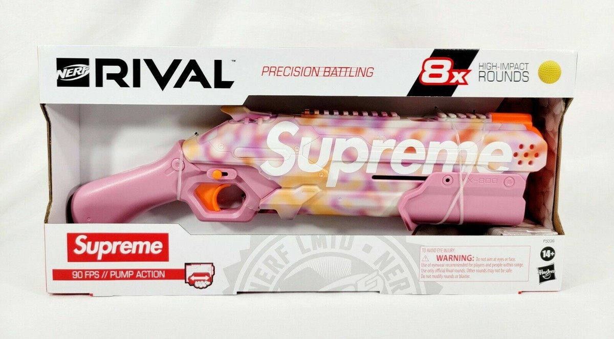 ✔️ Supreme Nerf Rival Takedown Blaster Pink NIB 🚀 SAME DAY