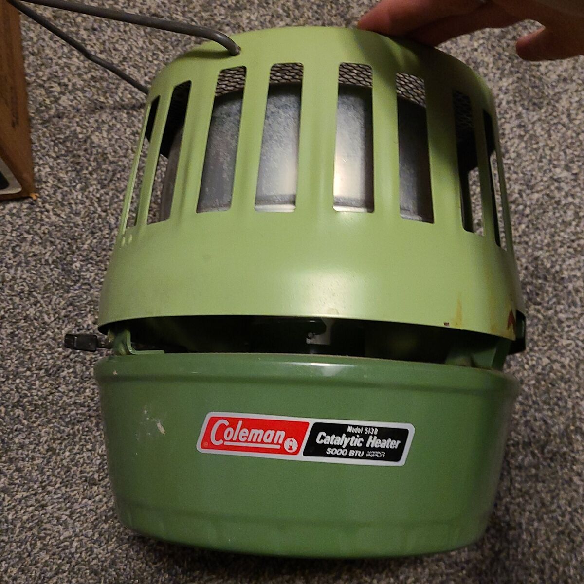 Vintage Coleman Catalytic Heater Model 513 5000 BTU #513B708 Vintage Coleman Catalytic Heater Model 513 5000 BTU #513B708