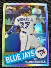 2020 Topps Vladimir Guerrero Jr 1985 35th Anniversary Insert Blue Jays #85TC-6