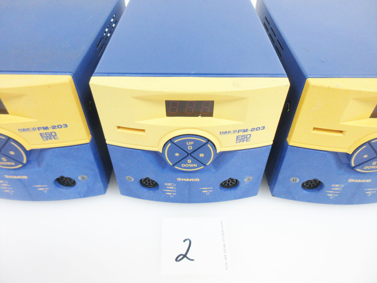 HAKKO FM203 DUAL PORT SOLDERING STATION ONLY FM20301 Quantum
