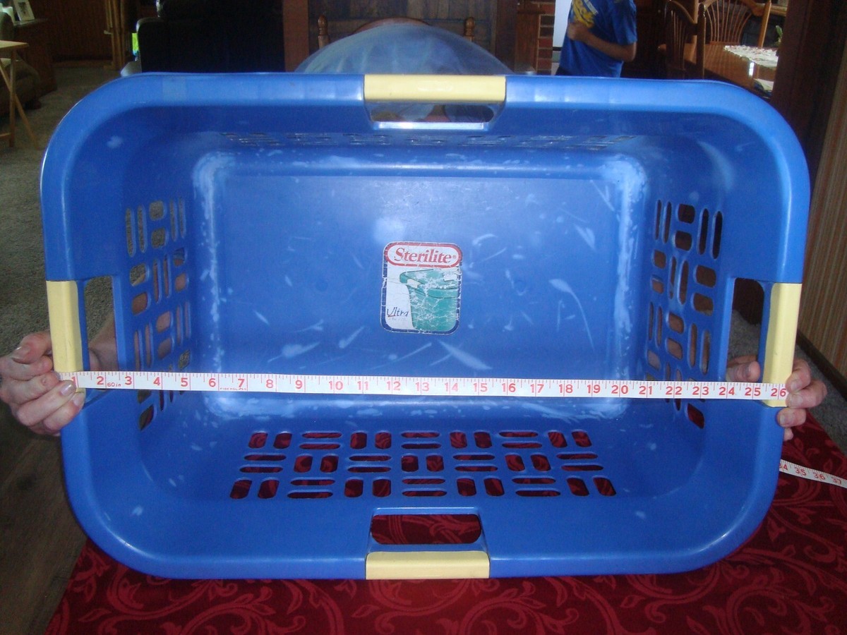 Sterilite XLarge 2 Bushel 71 L Slate Blue Model 1230 Heavy Duty