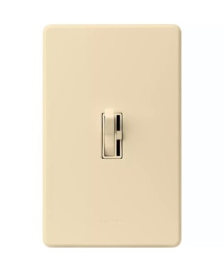 3 Lutron 600-Watt Dimmer Ivory Single Pole Slide Switch TG-600PR-IV 600W
