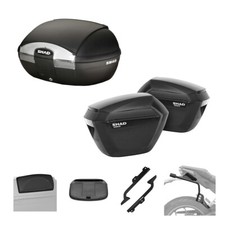 SHAD SH45 Trunk Kit and SH23K 3P Suitcases for KTM 390 ADVENTURE 2020-2024
