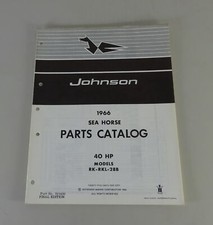 Catalogo Parti OMC Johnson Fuoribordo 40 CV Modelli Del 1966