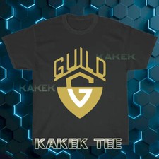 New Shirt Guild Guitars Logo 2 American T- Shirt Funny Size S to 5XL