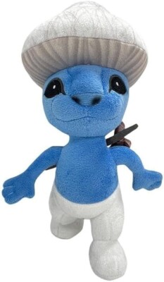 Wiztex Blaue Schlümpfe Kuscheltier - 25 cm The Smurfs Plüschtier gestickte Augen