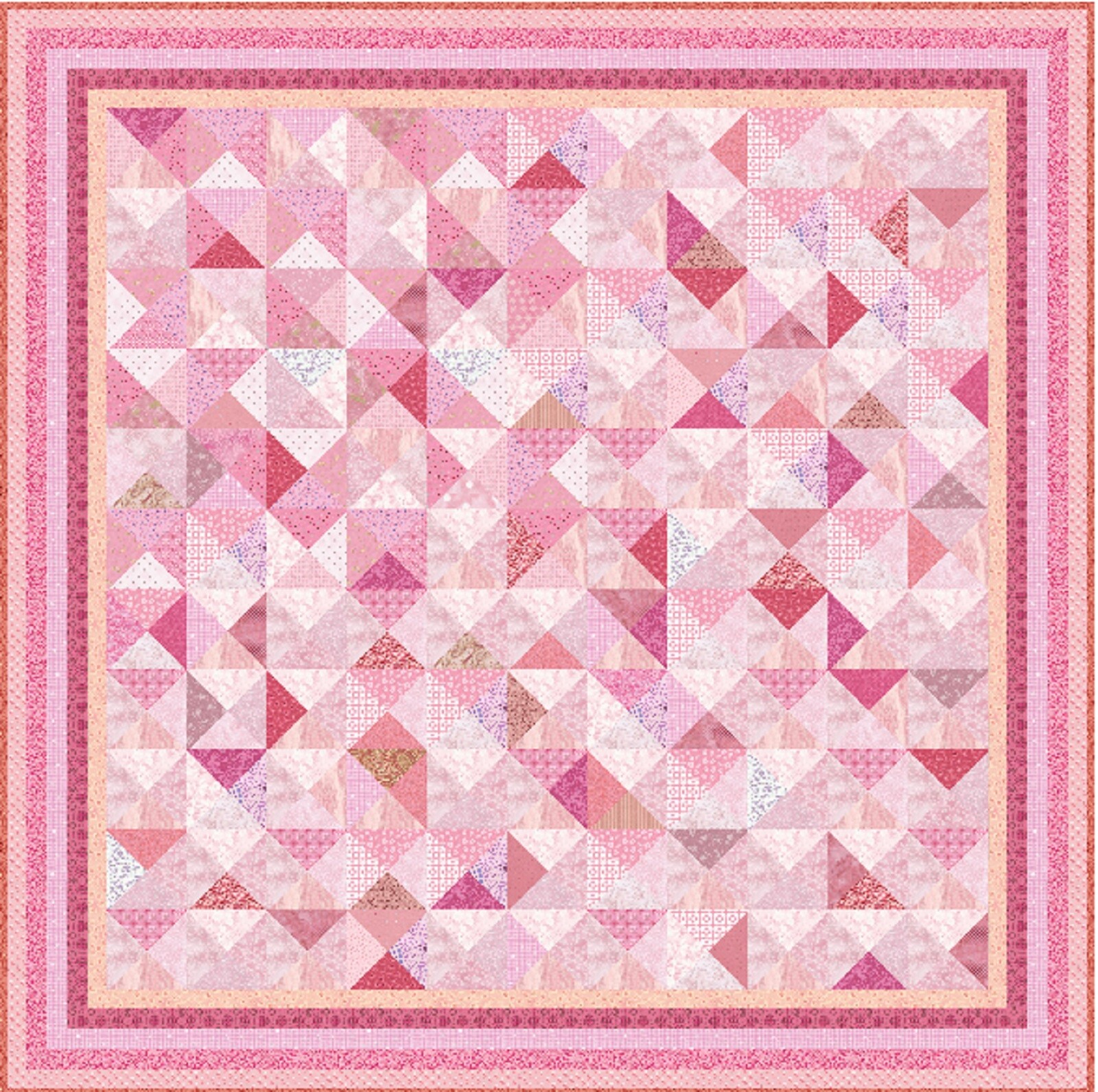 PINK TUTU- Pre-cut Quilt Kit -All Sizes -by Quilt-Addicts - Free Postage