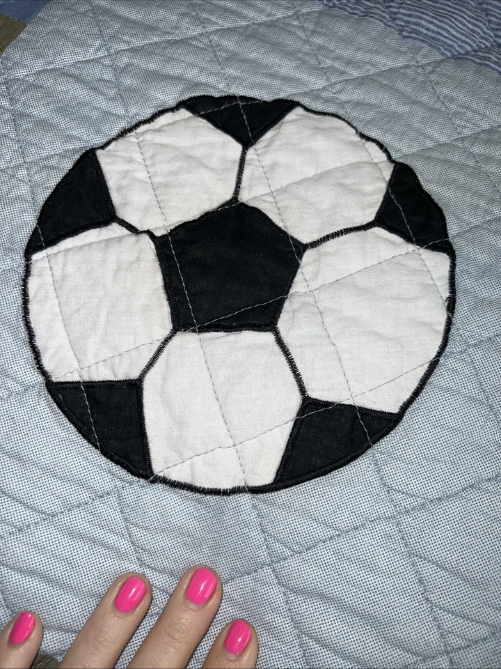 Edredón Laura Hart Deporte y Estrellas Completo/Reina Fútbol Fútbol Béisbol Venerable Foto 4 de 4