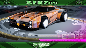 Achat A Prix Reduit Pc Rocket League New Black Market Decalque Hex Tide Ferocity Presque Delivery Disponible En 5 Couleurs Www Apot Co Th