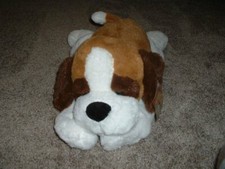 KellyToy Kelly Toy Kennel Klub Plush Dog Stuffed Animal Brown White 22" NWT VHTF