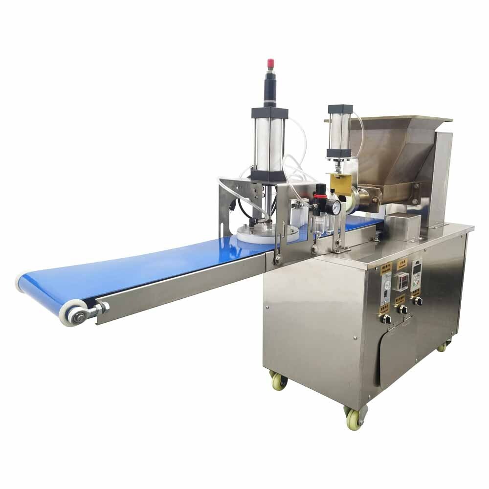Pneumatic Dough Dividing Machine 2 in1 Dough Cutter& Dough Sheeter 10-300g 7.09"