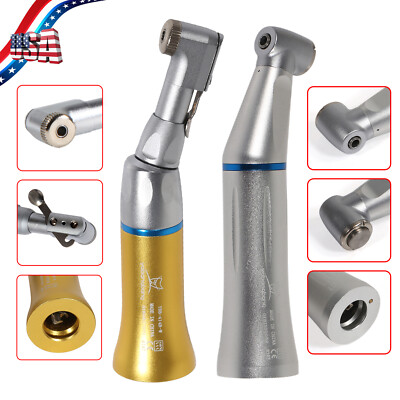 Dental Low Speed Handpiece Inner/External Contra Angle Golden