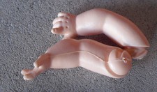 Vintage 1970s Small Plastic Baby Girl Doll Arms 2 1/2" Long