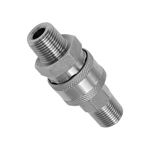 3/8" Pressure Washer Wand Gun Hose Quick Connect Thread Male Stainless Steel - Afbeelding 6 van 7