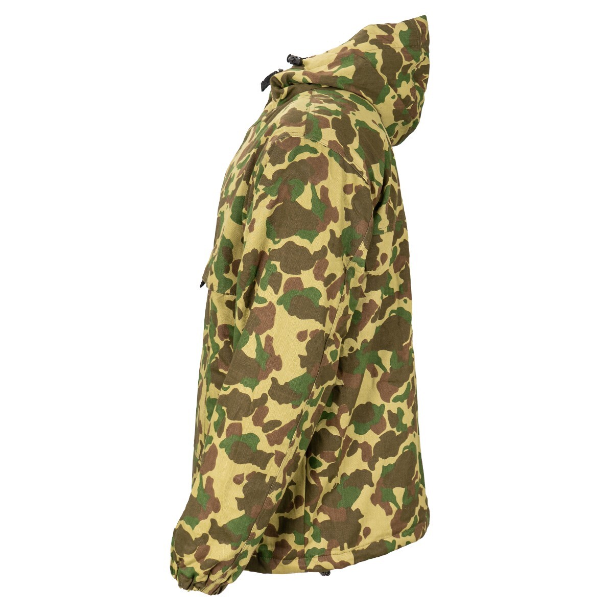 Military Style Fleece Lined Winter Anorak - US Frog Camo Pattern