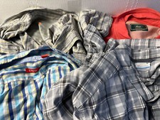 4 Men's Button Down Short Sleeve Dress Shirts Izod Columbia 2 More 2XL