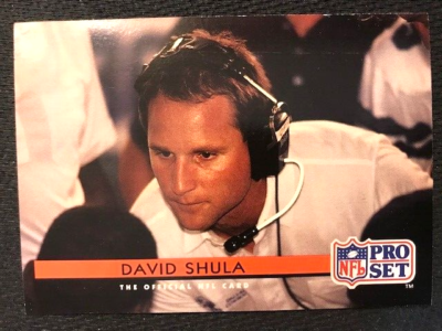 NFL - David Shula Rookie Head Coach 1992 Pro Set Football