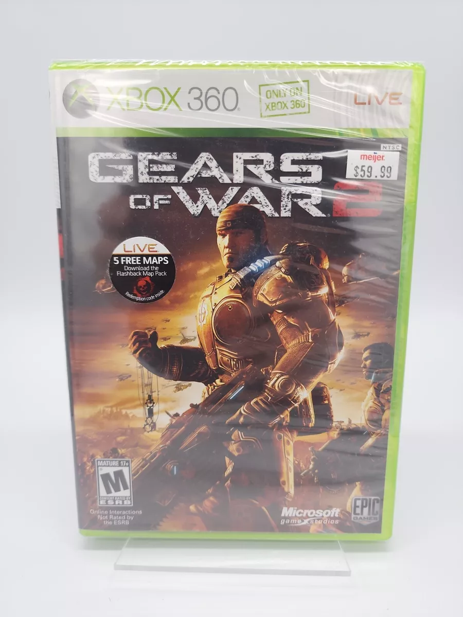 Gears of War 2 Xbox 360 Brand NEW Factory Sealed Do Not Sell Before  11/07/08