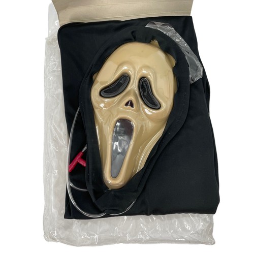 NUEVO Disfraz Vintage 1997 Scream Bleeding Ghost Face Juego de 6 Piezas Mediano 8-10 RARO - Imagen 5 de 10