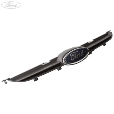 Original FORD Fiesta Mk7 Vorne Stoßstange Oberer Kühlergrill Mittelgrau 1553603