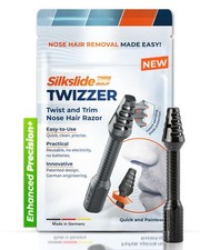 Manual Nose Ear Hair Trimmer Twist and Trim Nasal Hair Remover Stainless Steel