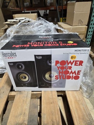 Hercules Monitor 5 Biamped 80W Loudspeakers Pair (B-Stock)