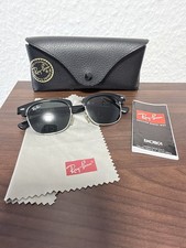 Ray-Ban Clubmaster Sonnenbrille (Modell RB 3016)  Schwarz Kinder Sonnenbrille