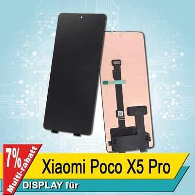 Display Für Xiaomi Poco X5 Pro Bildschirm OLED Schwarz