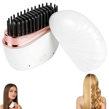 Mini Straightener, Mini Hair Straightener for ,New Rechargeable Wireless Port...