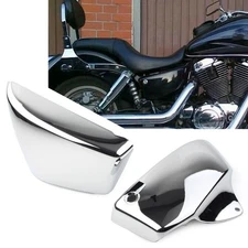 Battery Side Cover For Honda VT 1100 Shadow / Spirit / Sabre 1999-2008 Chrome