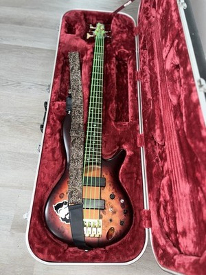 Ibanez SR805 5-String Electric Bass Guitar-Dark Twilight Flat (DTF)