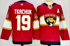 Matthew Tkachuk #19 Red Florida Panthers Stit...