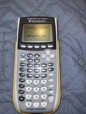 Texas Instruments Ti-84 Plus Silver Edition School Prop-(007)
