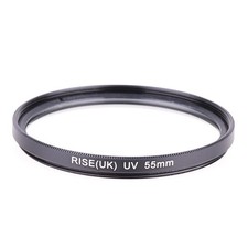RISE(UK) 55MM UV Ultra-Violet Filter Lens Protector for Nikon Canon Sony Pentax
