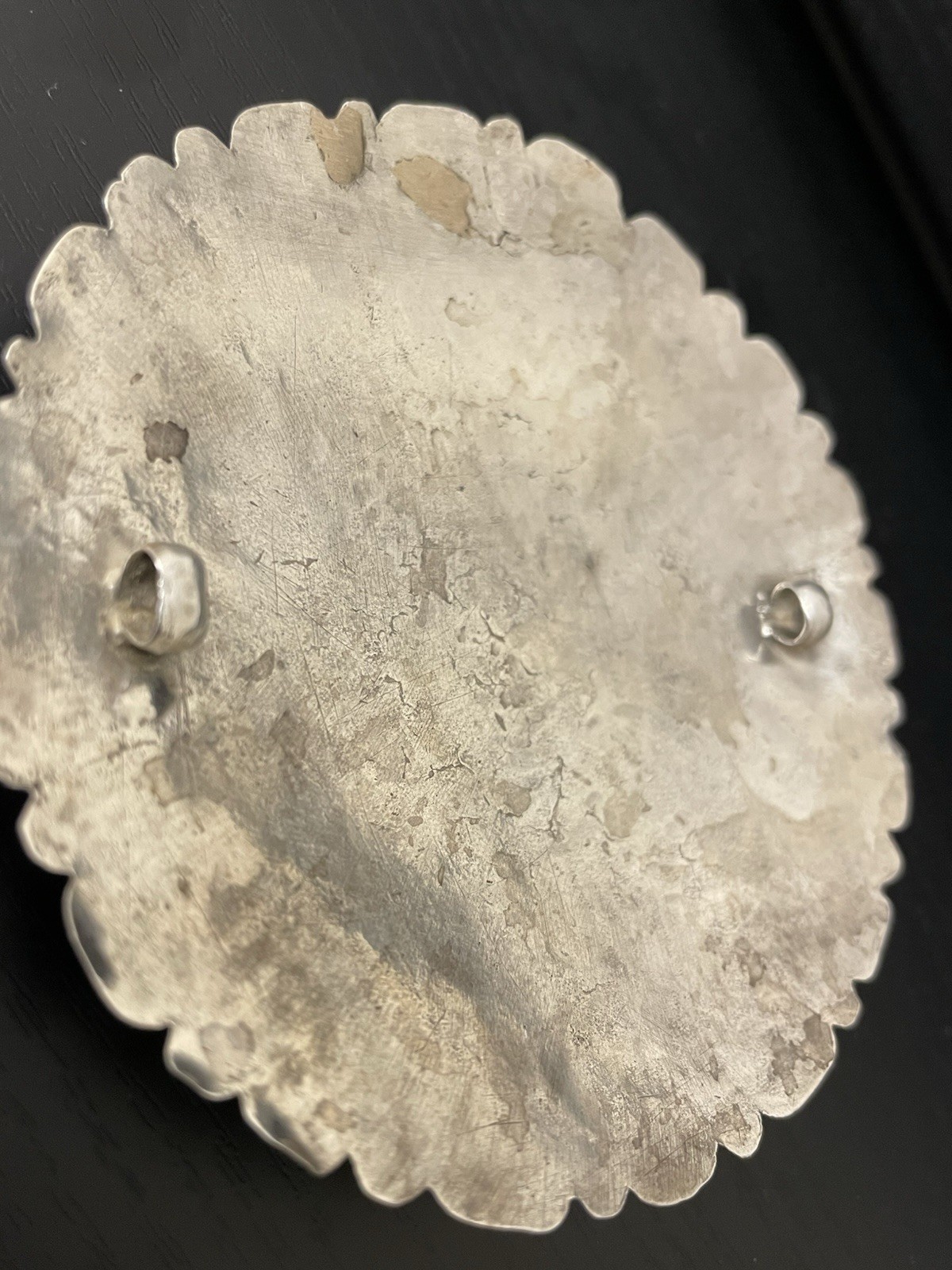 18th Century Safavid Persian Zand Period Silver Talismanic Magical Lion Amulet