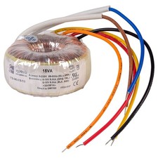 Vigortronix Toroidal Transformer 230V Single Primary 15VA 0-15V