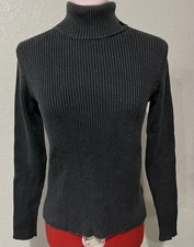 Vintage Lauren Ralph Lauren Petite Ribbed Turtleneck Sweater Made in Japan