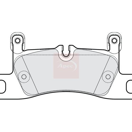 APEC Brake Pad Set, disc brake PAD2285