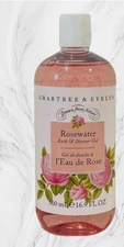 Crabtree & Evelyn Rosewater Bath and Shower Gel 16.9oz