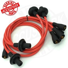 Accuspark 8mm Red Silicon High Performance Ht Lead Set For Aircooled Vw Beetle Accuspark 8mm Red Silicon High Performance Ht Lead Set For Aircooled Vw Beetle