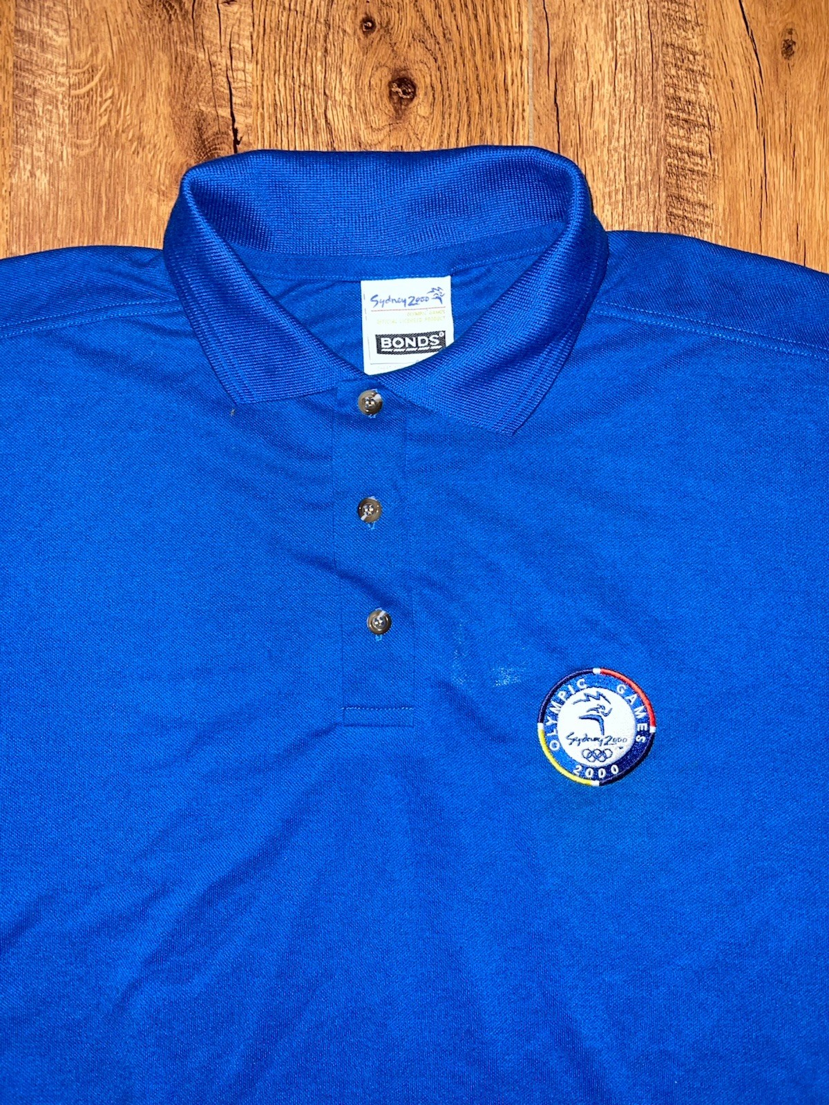 NWT VTG 2000 Sydney, Australia, Olympic Games Blue Polo Shirt Sz XL