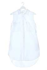 ZARA Abito blusa camicia Donna Abito Taglia IT 42 bianco stile casual