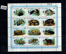 // GUYANA 1986 - MNH - ANIMALES - SOBREIMPRESIÓN