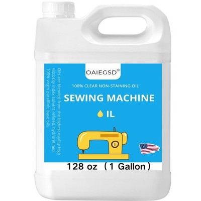 Commercial 128 oz Sewing Machine Oil - Odorless and High-Performance Lubrication