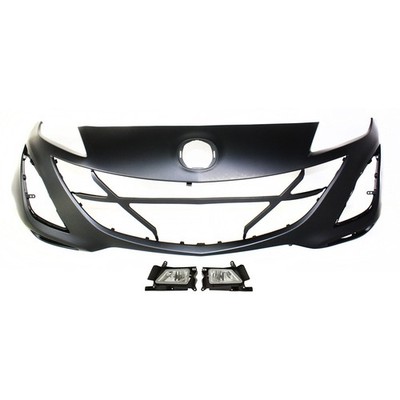 BBN250031KBB, BBM551690B, BBM551680C New Bumper Covers Fascias Set of 3 Front
