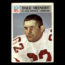 Dale Meinert #164 1966 Philadelphia St. Louis Cardinals Football Card NFL VG