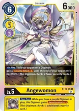 Foil Angewomon ST10-05 R Starter Deck 10: Parallel World Tactician Digimon TCG
